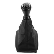5 Speed Gear Shift Knob Shifter Lever Handball Stick Gaiter Boot Cover For Peugeot 206 207 High-Quality Car Interior Accessories
