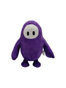 Muñeco de peluche del personaje del juego Fall Guys - Morado - Ver 3