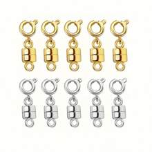 12 件/6 件/10 件混合磁性扣件，转换器珠宝扣适用于镀金银珠宝制作扣 - 彩色 - 查看 15