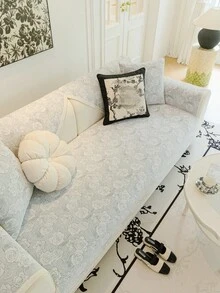 1 chiếc đệm ghế sofa dày thời trang tối giản, vỏ bọc ghế sofa sang trọng, họa tiết xương cá sáng tạo chất lượng cao, chống trượt, chống bụi, chống mèo cào, phù hợp với mọi mùa, bảo vệ và trang trí ghế sofa cho phòng khách, phòng ngủ, phòng học, văn phòng - Xám - Xem 6