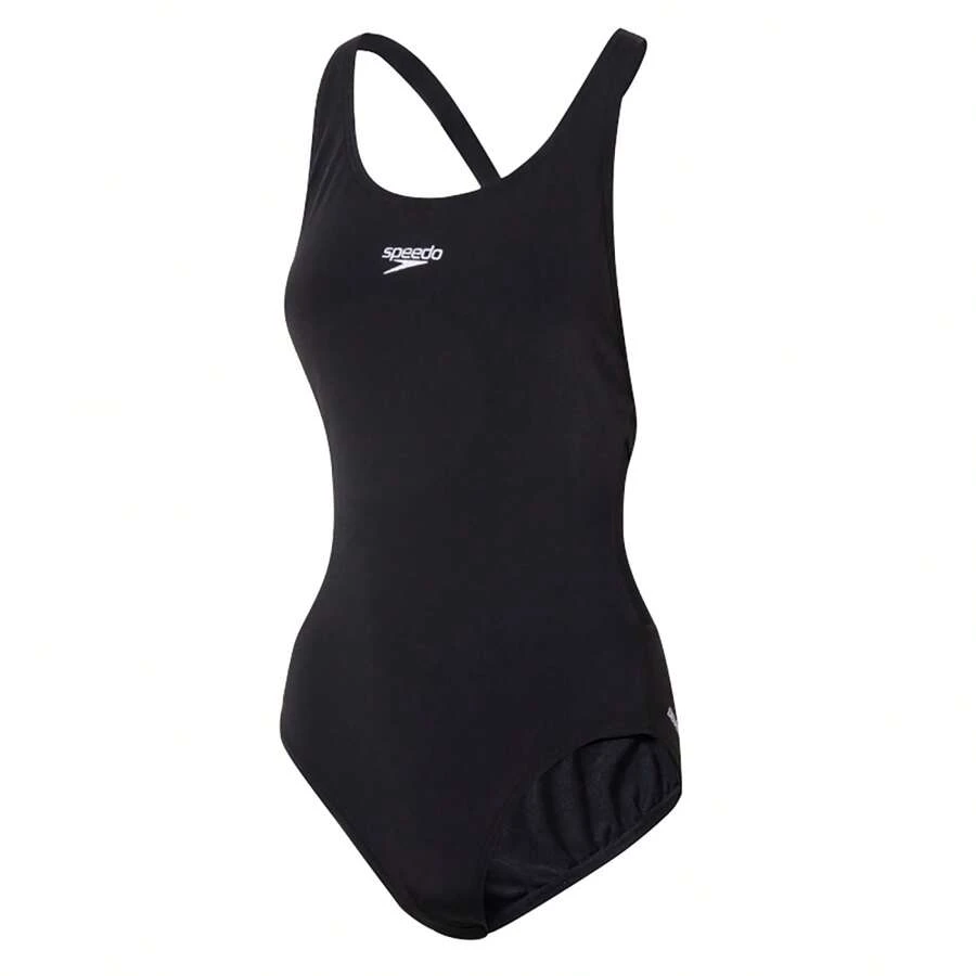 Speedo Women's One-Piece Swimsuit, Comfortable & Breathable For Pool Swimming & Training, 8-00475709951 - Black - View 1