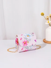 1pc Girls Mini Solid Color Crossbody Bag, Earphone Pouch, Coin Purse, Lipstick Saddle Shoulder Bag, Suitable For Everyday Use, Ideal Gift