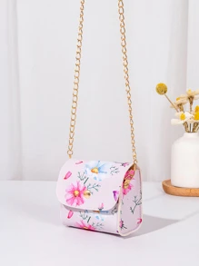 1pc Girls Mini Solid Color Crossbody Bag, Earphone Pouch, Coin Purse, Lipstick Saddle Shoulder Bag, Suitable For Everyday Use, Ideal Gift
