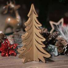 1 đồ trang trí bằng gỗ sáng tạo dùng trang trí để bàn DIY cho cây thông Noel, quà tặng lắp ráp vui nhộn cho ngày lễ - Nhiều màu - Xem 7