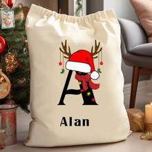 Birthday Flower Canvas Tote Bag, Christmas Gift, Birthday Gift For Her, Gift For Mom, Gift For Best Friend, Bridesmaid Proposal Gift - Multicolor - View 33