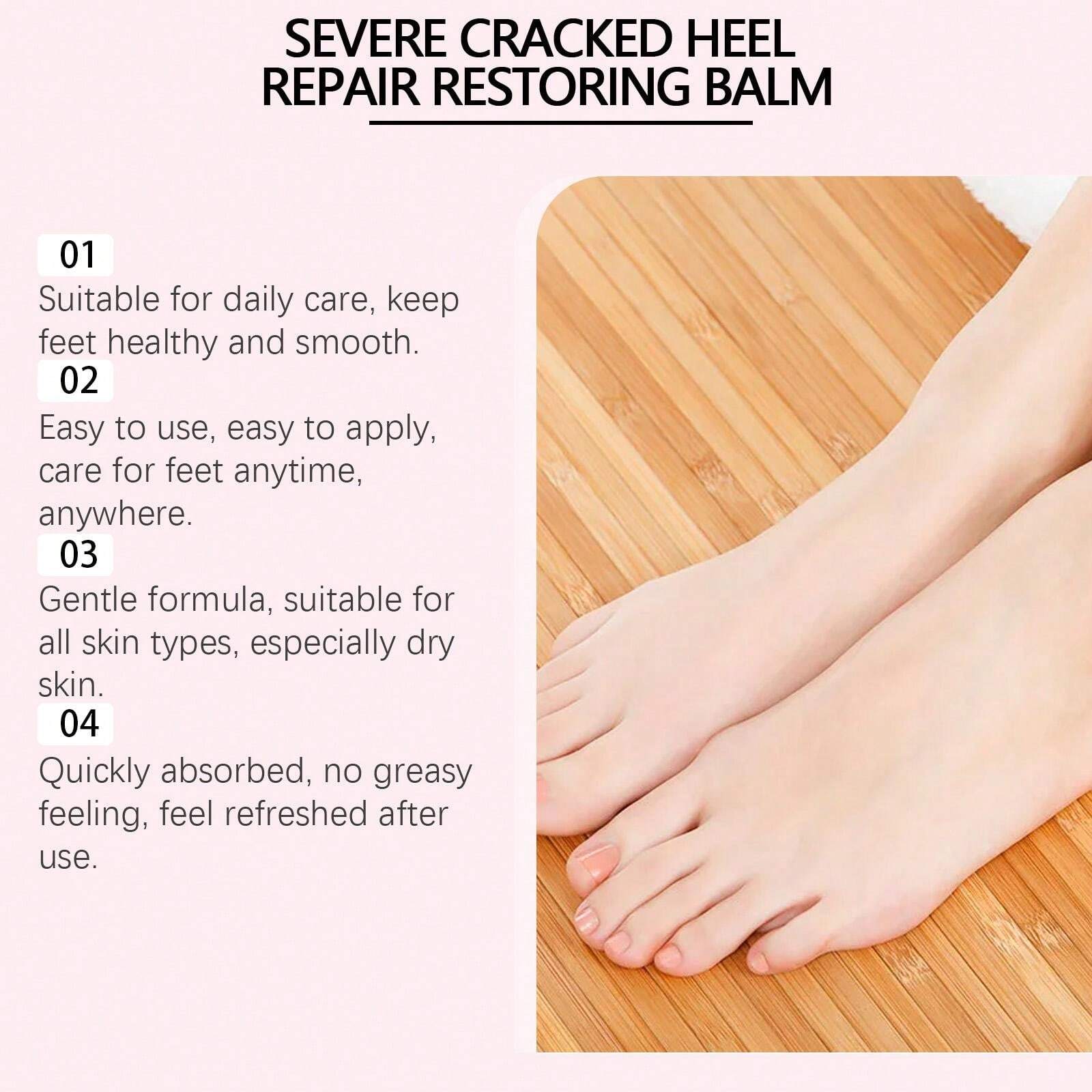 Professional Cracked Heel Stick Repair Balm & Foot Peel Mask Callus