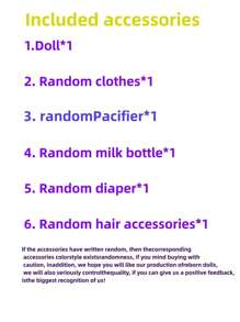 Poupée bébé Loulou réaliste de 18 pouces avec cheveux 3D peints à la main, doux nouveau-né (avec biberon, couche, certificat de naissance). Poupée de la série cadeau d'anniversaire, corps entier en vinyle souple, cadeau de Noël