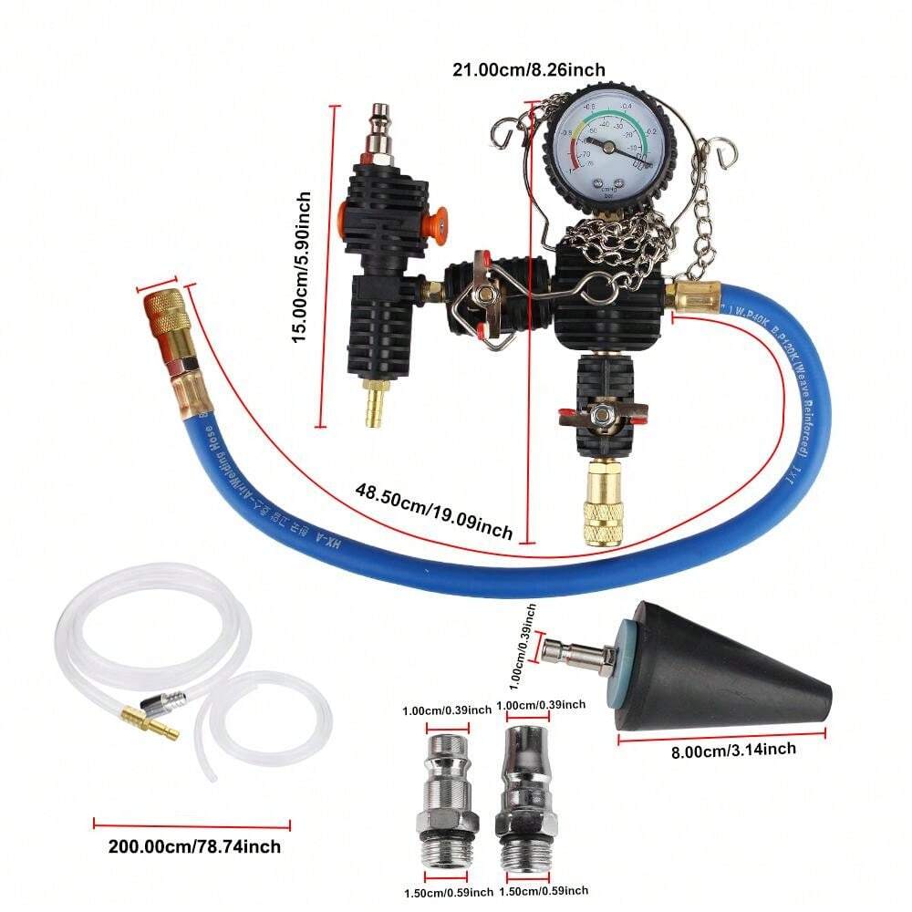 Car Radiator Coolant System Vacuum Purge Water Antifreeze Changer With