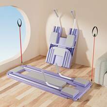 Pilates Reformer Board Set, Abdominal Exercise Machine Training Board, Multi-Purpose Exercise Equipment, With Elbow Support + Resistance Bands - Màu tím - Xem 3