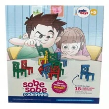 Jogo Sobe Sobe Cadeirinhas Para Empilhar Divertido Pakitoys