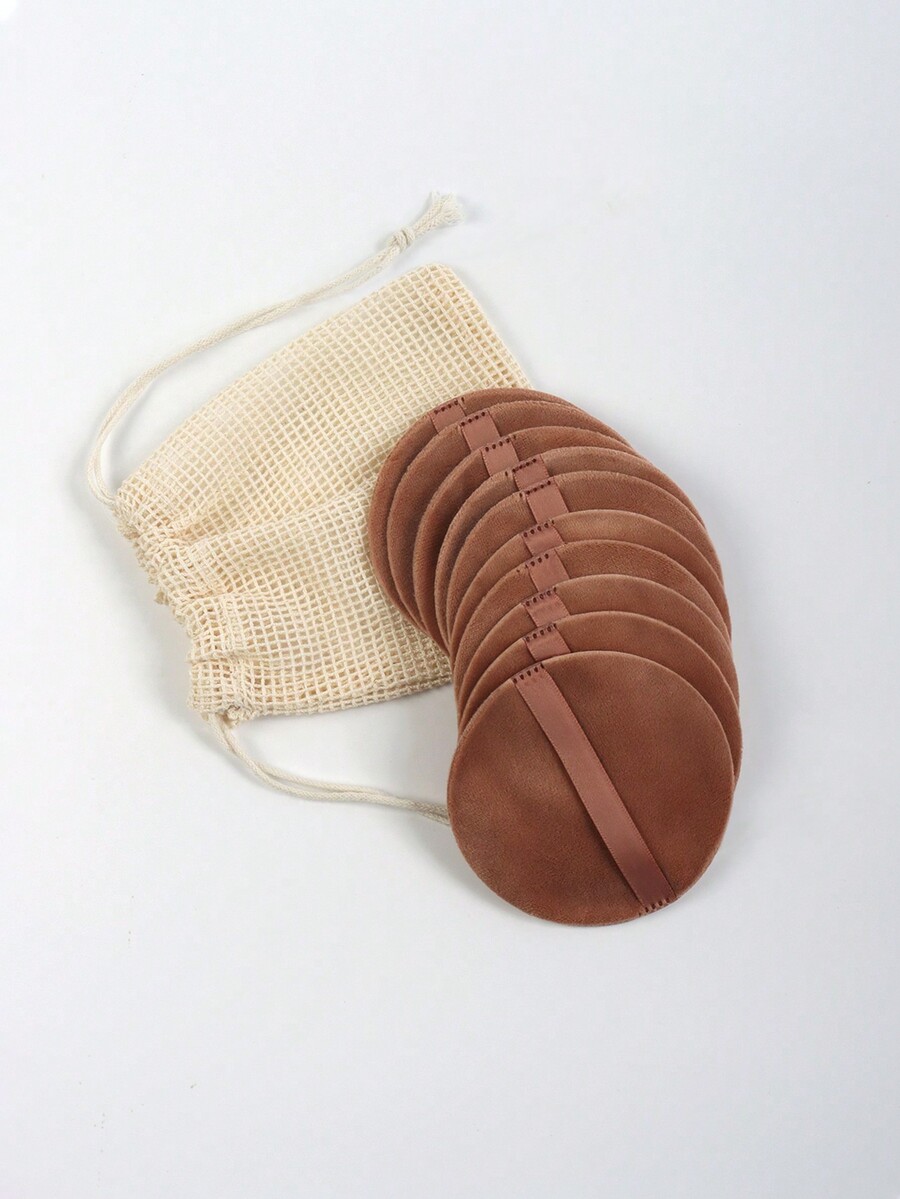 10Piece Set Reusable Makeup Remover Pads, Soft Cleansing Pads