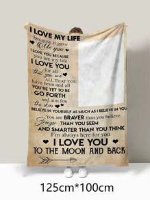 1 件 DIY 毛毯：温暖衷心的祝福：可定制的信封信息和感谢图案毛毯传达爱和祝福！您可以提供自己的照片和名字来表达对亲人的爱，使其成为送给她的完美礼物。 - 彩色 - 查看 10