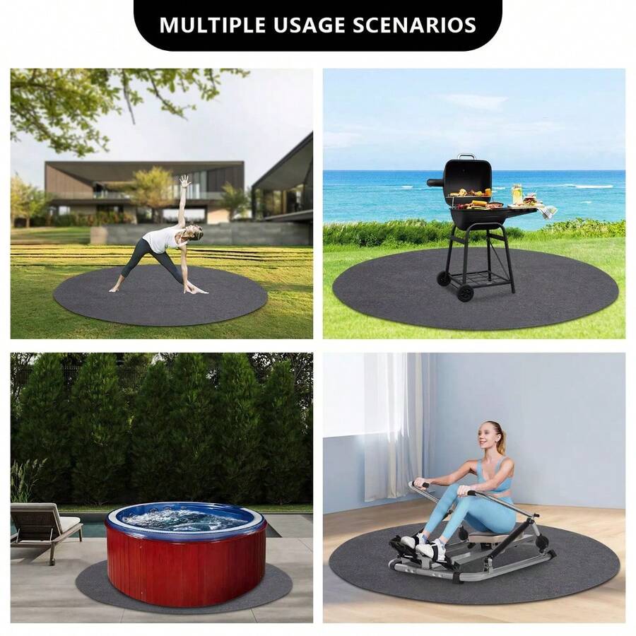 72 Inch Extra Large Hot Tub Pad Inflatable Hot Tub Mat For Outdoor