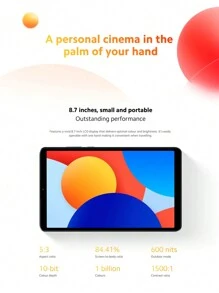 Xiaomi Xiaomi Redmi Pad SE 8,7 cala, 6 GB 128 GB Wi-Fi, duża bateria 6650 mAh, płynna częstotliwość odświeżania 90 Hz, wydajny ośmiordzeniowy procesor