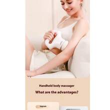 Máy mát xa tại nhà có thể sạc lại Body Sculptor Thiết bị thư giãn cơ thể Fat Pusher có màn hình LED 12 tốc độ điều chỉnh Máy mát xa cơ thể cầm tay điện để làm săn chắc bụng, eo, hông, cánh tay và chân Quà tặng ngày Giáng sinh cho phụ nữ - Hồng - Xem 6