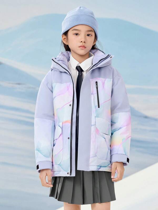 Balabala Tween Girl' Down Jacket 2024 Winter Thickened Outerwear For Boys & Girls