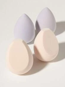 4 miếng mút trang điểm khô/ướt có thể tái sử dụng, mút trang điểm không phải mủ cao su, bông mềm cho phấn, chất lỏng, cố định lớp trang điểm, phù hợp cho nam và nữ, dễ mang theo để sử dụng hàng ngày, du lịch và đi học - Nhiều màu - Xem 9