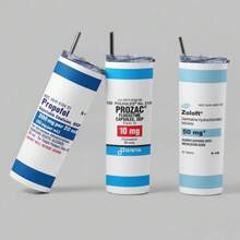 Pharmacy Tumbler 20 Oz Stainless Steel Drinkware Cup Washable Portable Flasks Beverage - 阿得拉緩釋片 - 查看 5