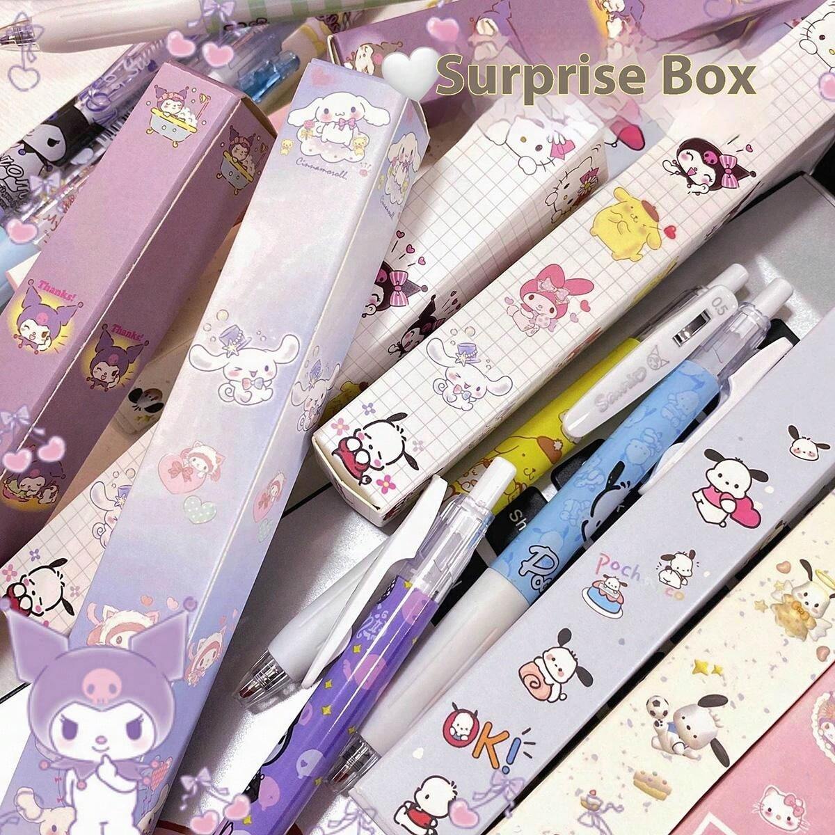 1pc Sanrio Scratch Award Blind Box Pen Scratchoff Cartoon Press Neutral