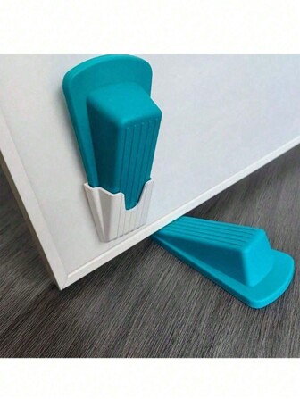 1pc, RubberDoor Suction, Self-Adhesive Wall Protector, Strong Suction, Hidden Silent Anti-Collision Floor Bracket, RubberMaterial, Home Improvement, Door Stop, Safety & Security Accessories Gifts Birthday Graduation