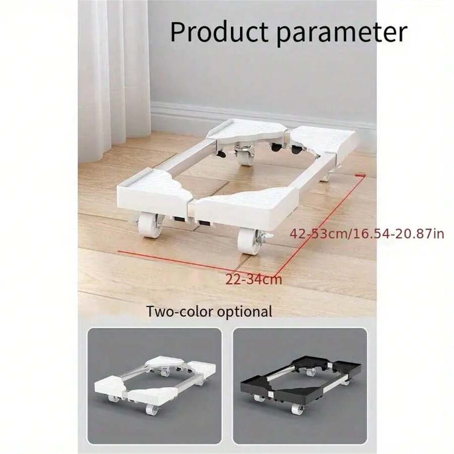 Adjustable Metal Computer Cart With Swivel Casters And Ventilation
