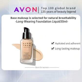 Avon True Colour 无瑕粉底液 SPF15 -1 盎司 - 30 毫升/ 自然米色