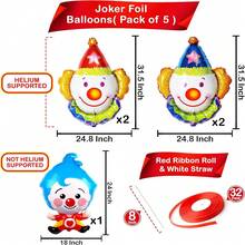 巨型爆米花气球装饰套装，马戏团狂欢节派对爆米花气球电影院装饰 - 彩色 - 查看 2