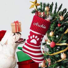 Personalised Red Christmas Stocking, Luxury Stockings - Santa, Snowman, Reindeer Or Penguin Stockings, Family Christmas Stockings