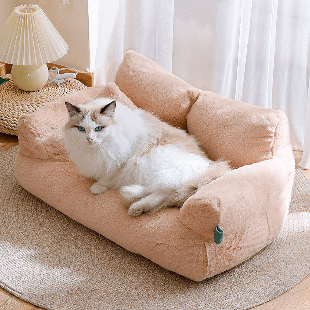 1pc Soft And Comfortable For All Seasons Pet Sofa Cat Sofa Dog Sofa Cat