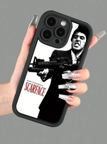 1 szt. Etui na telefon z nadrukiem portretowym, odpowiednie do wszystkich modeli Apple, najlepszy prezent dla przyjaciół, rodziny i dziewczyn