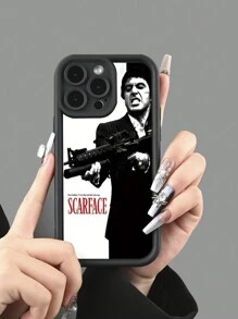 1 szt. Etui na telefon z nadrukiem portretowym, odpowiednie do wszystkich modeli Apple, najlepszy prezent dla przyjaciół, rodziny i dziewczyn
