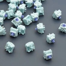 10pcs Z1 Switches 5-Pin Linear 48g/40g/32g Force Factory Pre-Lubed Thocky Hifi Key-Switch MZ Studio For Mechanical Keyboard Switches Plate Or PCB Mount