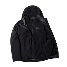 Jack Wolfskin Women's Outdoor Sports Fitness Running Fleece 3-In-1 Jacket / Suggest Order One Size Up, 5031991-6000