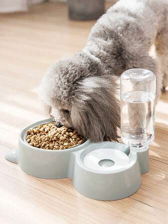 1宠物碗狗碗喂食饮水一体两用碗猫碗猫饮水碗自动储水碗宠物饮水喂食碗饮水器