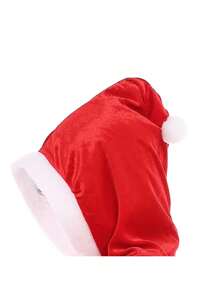 Fuzzy Christmas Cosplay Hooded Cape, Performance Party Costume For Women Prom Halloween - Multicolor - View 5