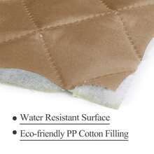 1/2/3 Seater Sofa Slipcover Quilted Sofa Couch Cover Furniture Protector Mat Non Slip For Dog Pet Kid - 卡其色 - 查看 4