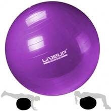 55 CM SWISS BALL FOR PILATES AND YOGA PURPLE COLOR - 紫色 - 查看 1