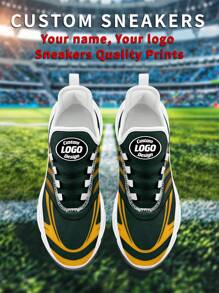 1 đôi giày thể thao tùy chỉnh Green Bay Baseball, giày chạy bộ có tên cá nhân, giày thể thao Blade tùy chỉnh, giày chạy bộ cổ thấp làm quà tặng cá nhân, giày thể thao có tên, giày chạy bộ cá nhân cho nam và nữ, giày thể thao và giày thường ngày được cá nhân hóa, quà tặng cho mẹ/bố/cô ấy/anh ấy/bạn gái/bạn trai/vợ/chồng/bạn bè - trắng - Xem 2
