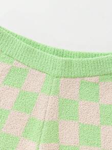 Balabala Children's Sleepwear Set Boys' And Girls' Loungewear, Young Girl And Babies' Warm Half Velvet Pajamas, Parent-Child Cartoon