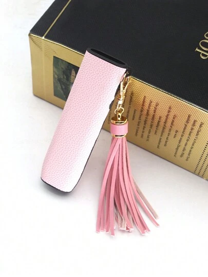 1 pieza Estuche de piel de PU liso, con cordón y cubierta antideslizante apto para IQOS ILUMA ONE, para primavera, verano, otoño e invierno, accesorios para fumar, vaporizadores para usar, almacenamiento de cigarrillos, vapeo, estuche para cigarrillos