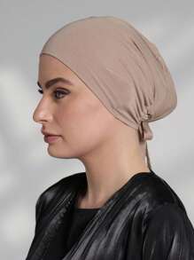 Women's Solid Color Basic Muslim Hijab Undercap - Multicolor - View 9