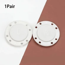 1 对/2 对/3 对 毛衣和羊毛衫磁性纽扣，防偷窥，多功能圆形磁扣，外套深色纽扣