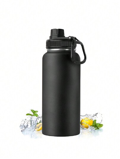 1pc 21oz Stainless Steel Insulated Water Bottle, Perfect For Sports And Outdoor Activities, Christmas And Halloween Holiday Gifts