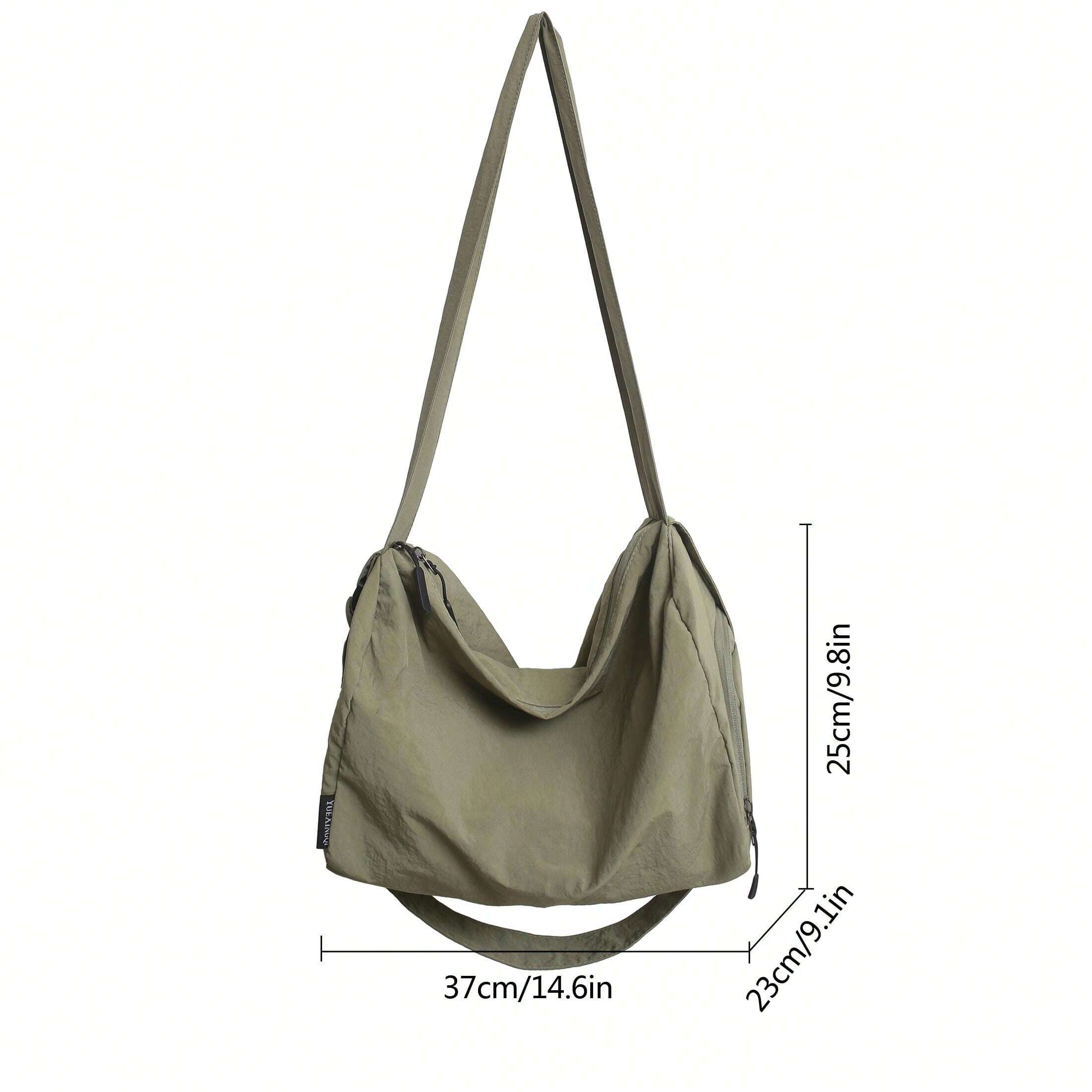 Large Capacity Messenger Bag For Men, Students School Sling Bag