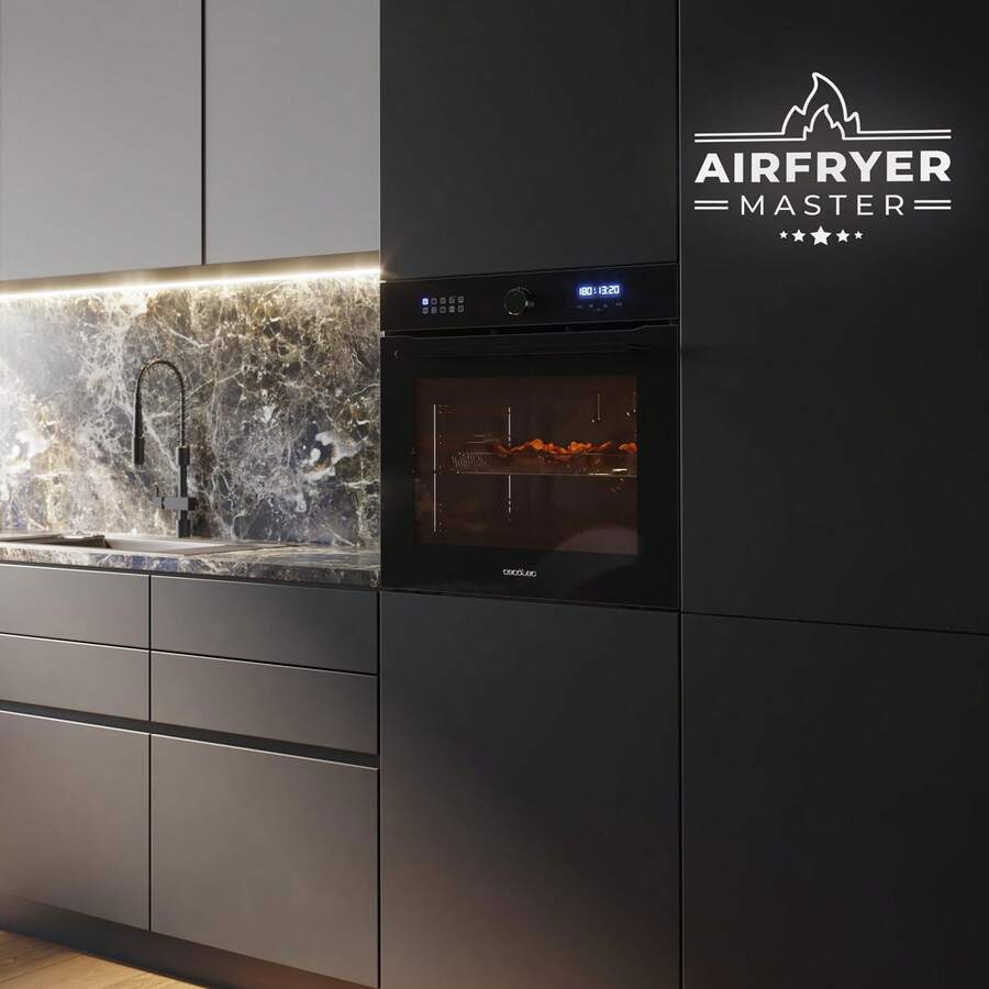 Cecotec Airfryer Glass Black BuiltIn Oven With 81L Capacity, 11