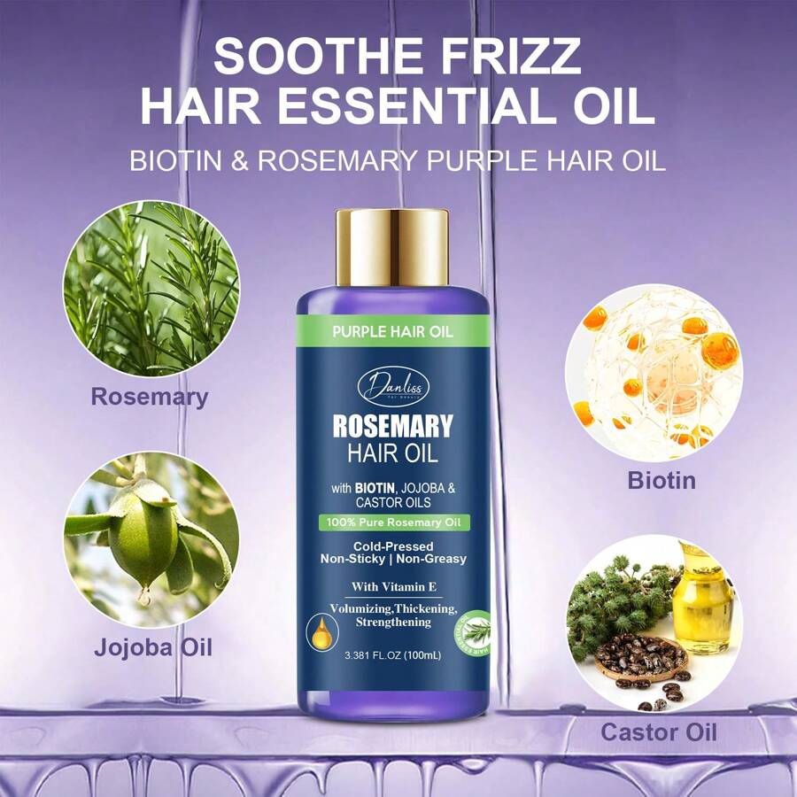 LANEMAY ROSEMARY HAIR OIL With Jojoba Oil & Castor OilStrengthens And