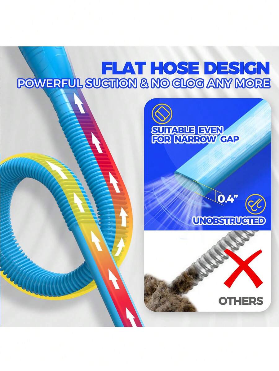 Dryer Vent Cleaner Kit Vacuum Hose Attachment Brush, Lint Remover