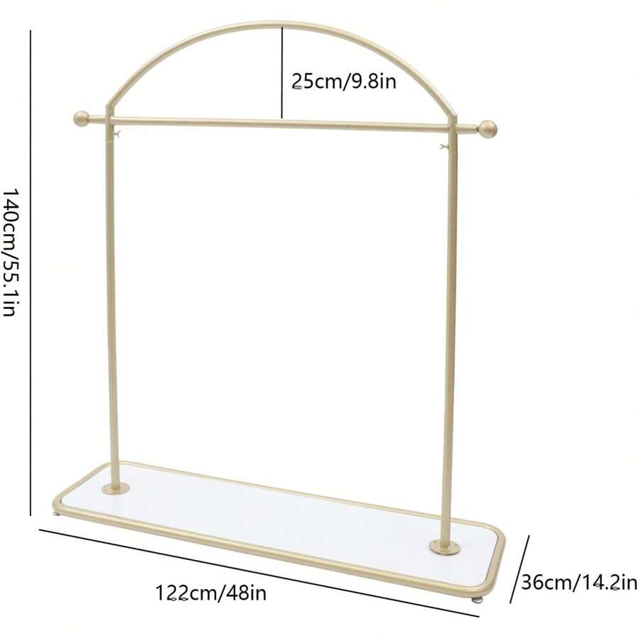 Industrial Clothing Rack Heavy Duty Metal Garment Rack With Bottom
