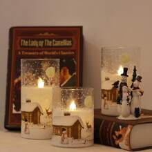 LED Flameless Candles Lights Safe To Use Flickering LED Pillar Candles For Friend Family Neighbors Gift