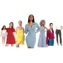 Lot 5 Pieces New Ladies Dresses - Emas - View 2